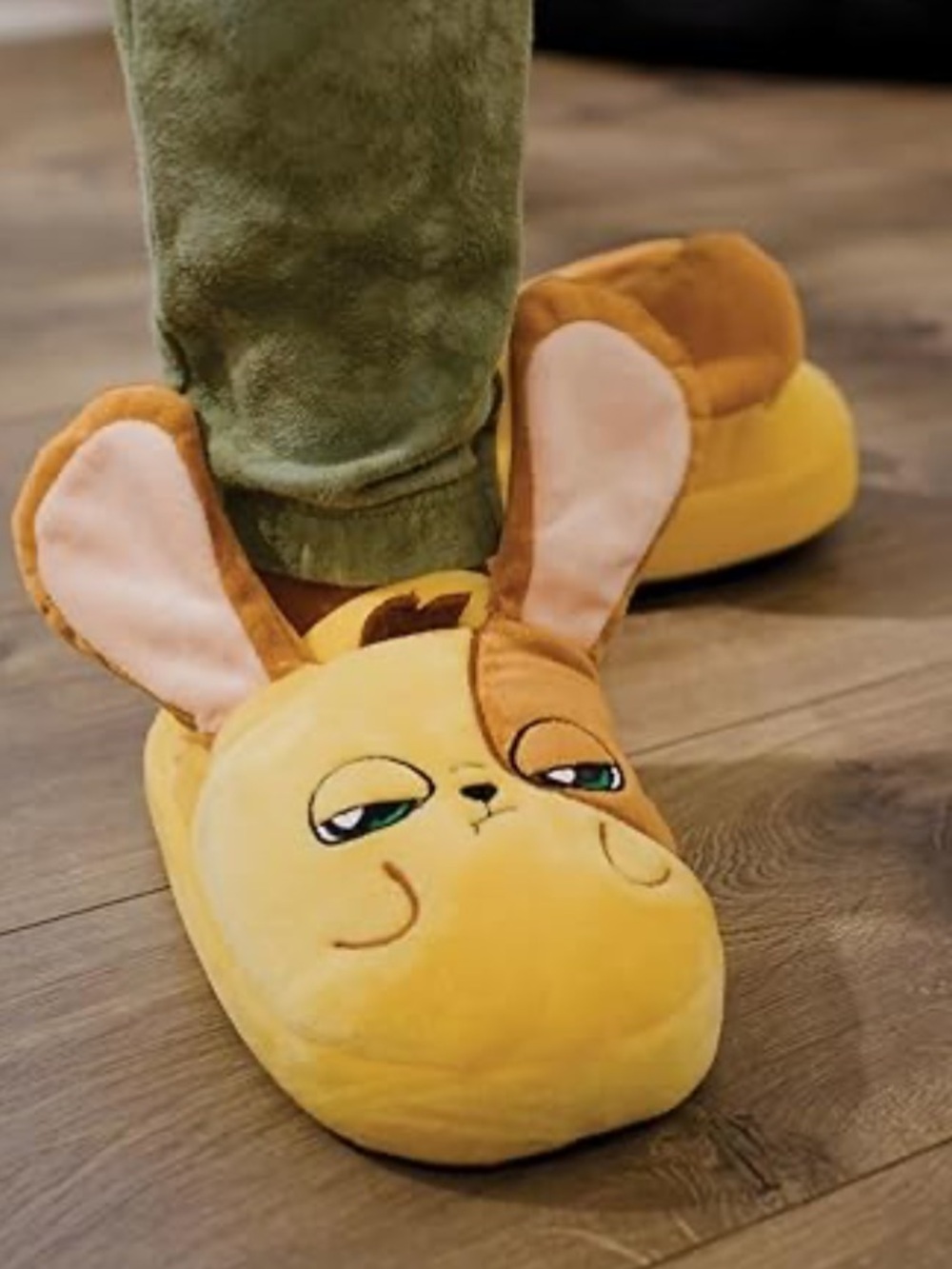 Flipeez Kids Action Slippers - Moving Ears - Kids Size 10-13 - Puppy - NEW